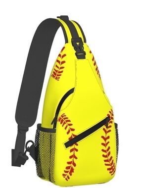 Softball Or Baseball Sling Crossbody Bag